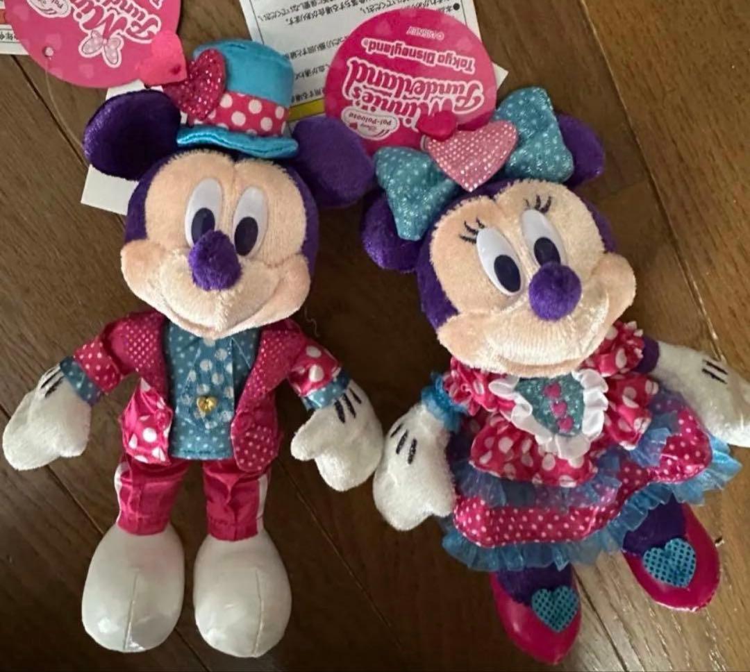 ミニー ミッキー ぬいぐるみバッジ ディズニー パルパルーザ ファン