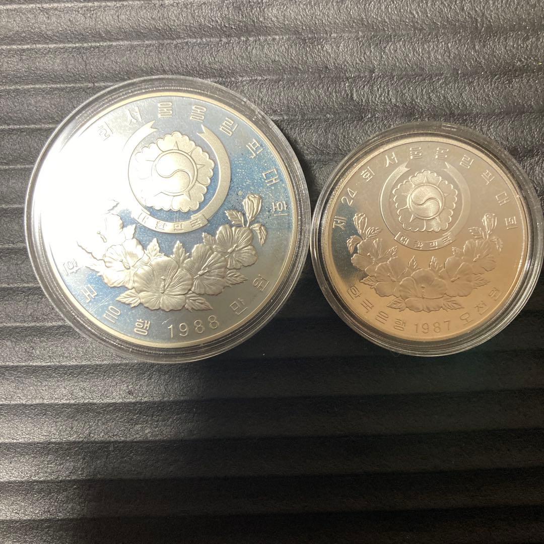 韓国記念銀貨　銀含有量　約46.6g