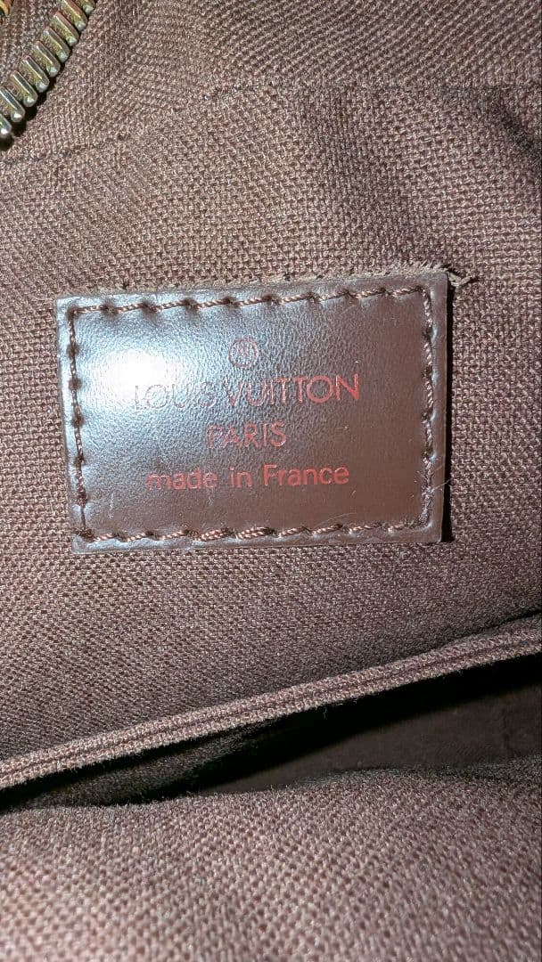 LOUIS VUITTON ダミエ オラフショルダーバッグブラウン MI0076