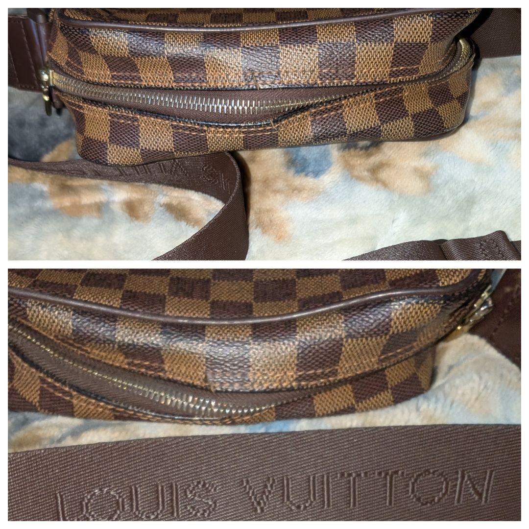 LOUIS VUITTON ダミエ オラフショルダーバッグブラウン MI0076