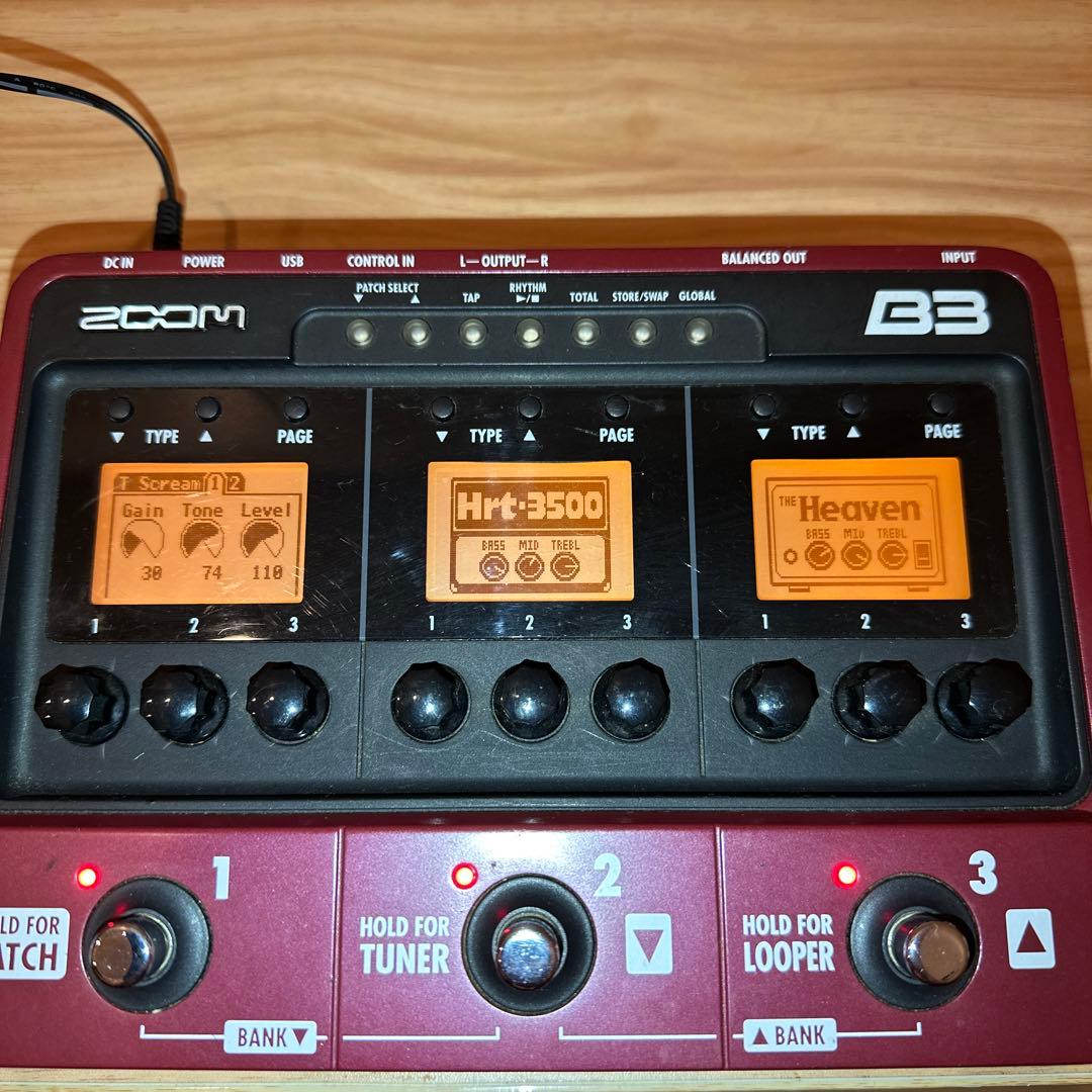Zoom B3 ベースエフェクター Zoom B3 Bass Multi Effects | Sweetwater