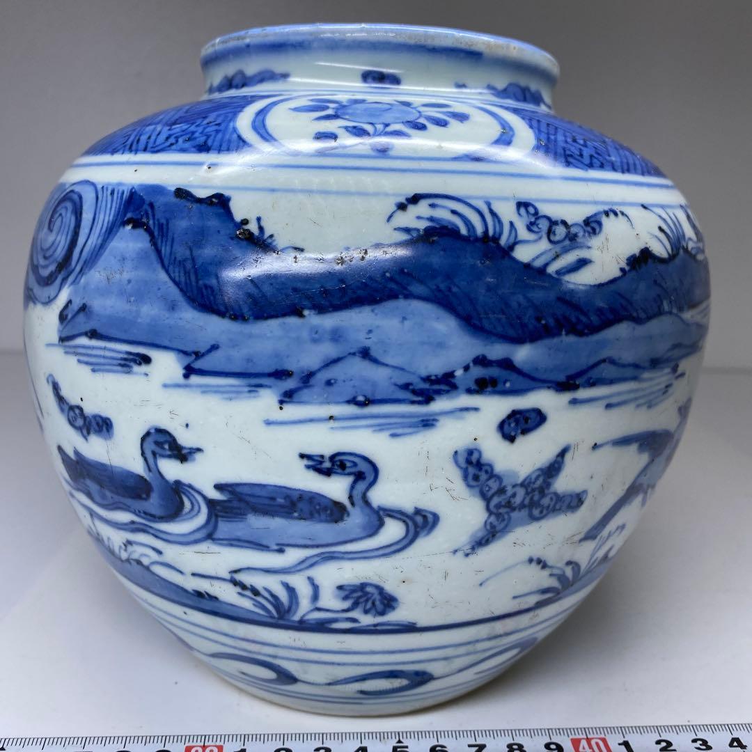 中国明時代　古染付　芙蓉手　壷　高さ18㎝　トヒウ　東な7-0302☆2F 楽天市場】骨董○古染付芙蓉手皿○中国古美術 / 古玩 | 明朝末期頃-17