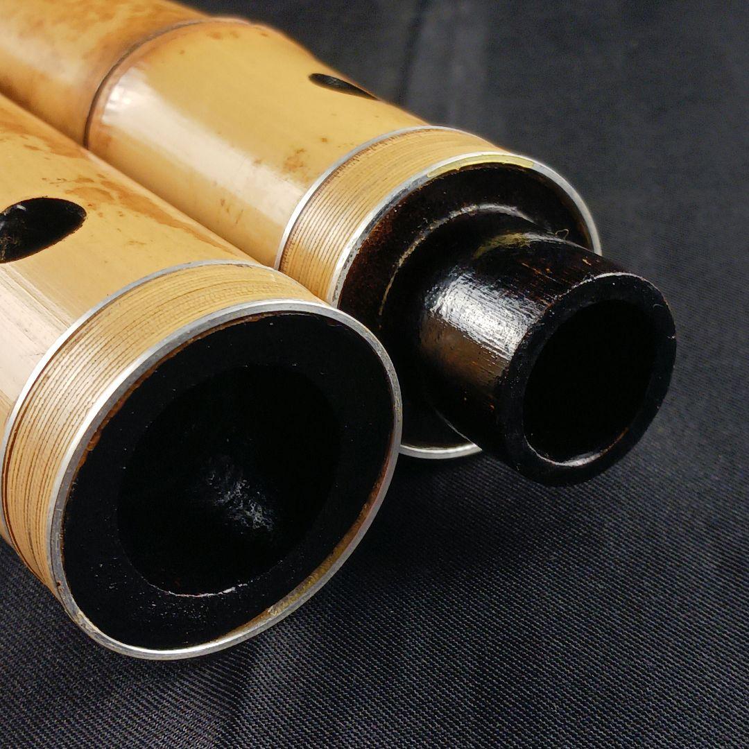 Y3110-1 琴古流 尺八 月童 銀三線 全長67㎝ 竹製 - メルカリ