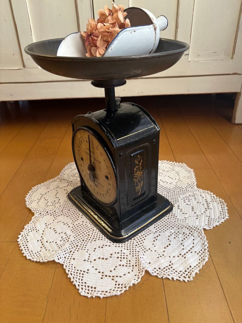 優子ママ様御専用 英国アンティーク SALTER キッチンスケール No.48