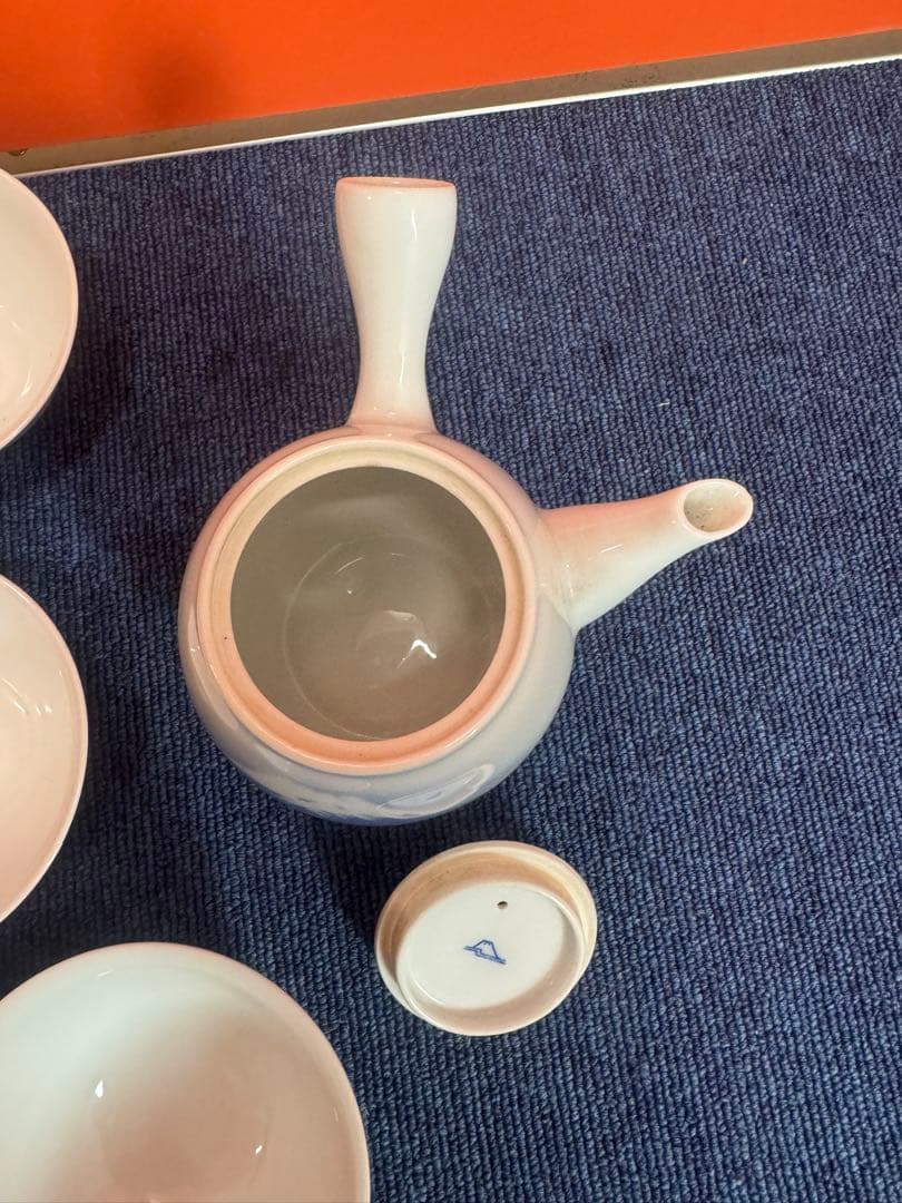 1836 深川製磁 富士山文 茶器セット 急須1客 湯呑5客の通販はau PAY