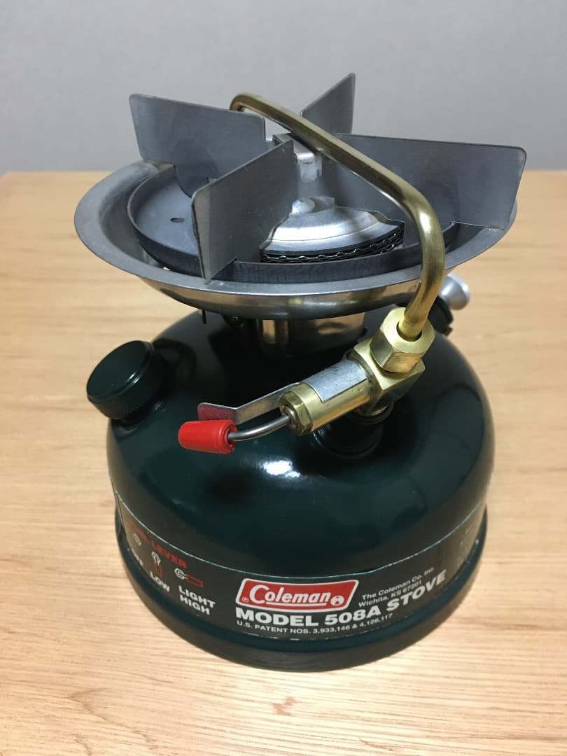 coleman　508A　コールマン　ストーブ　フューエルファネル付き