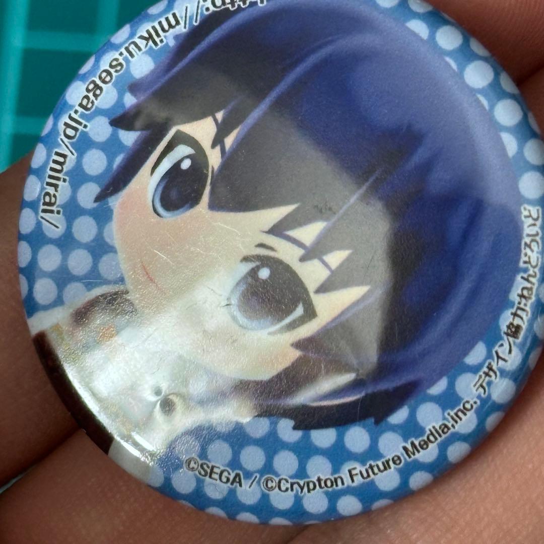 ボーカロイド初音ミク projectmirai バッジ　KAITO ねんどろいど