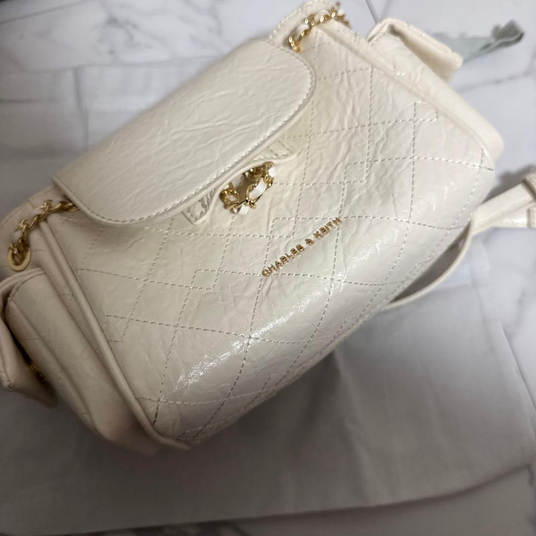 CHARLES&KEITH Duoドゥオ ツーウェイフロントフラップバックパック