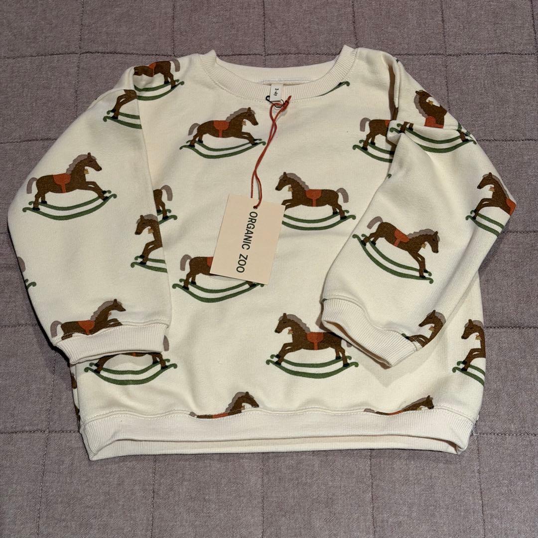 organic zoo ロッキングホース トレーナー　3-4Y