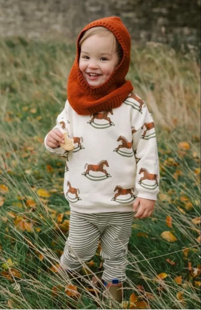 organic zoo ロッキングホース トレーナー　3-4Y