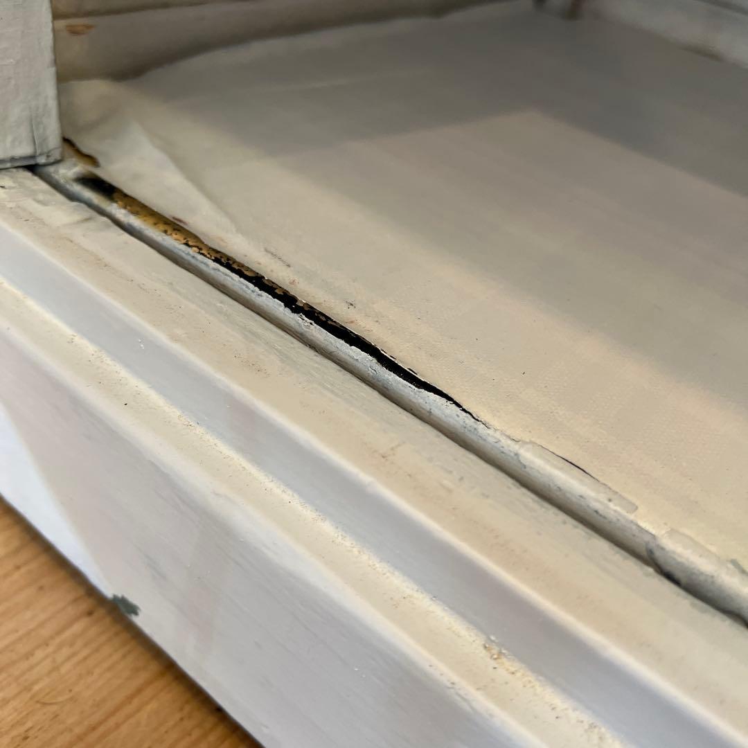 英国ヴィンテージ1950年〜塗りキャビネット 引き出し付き