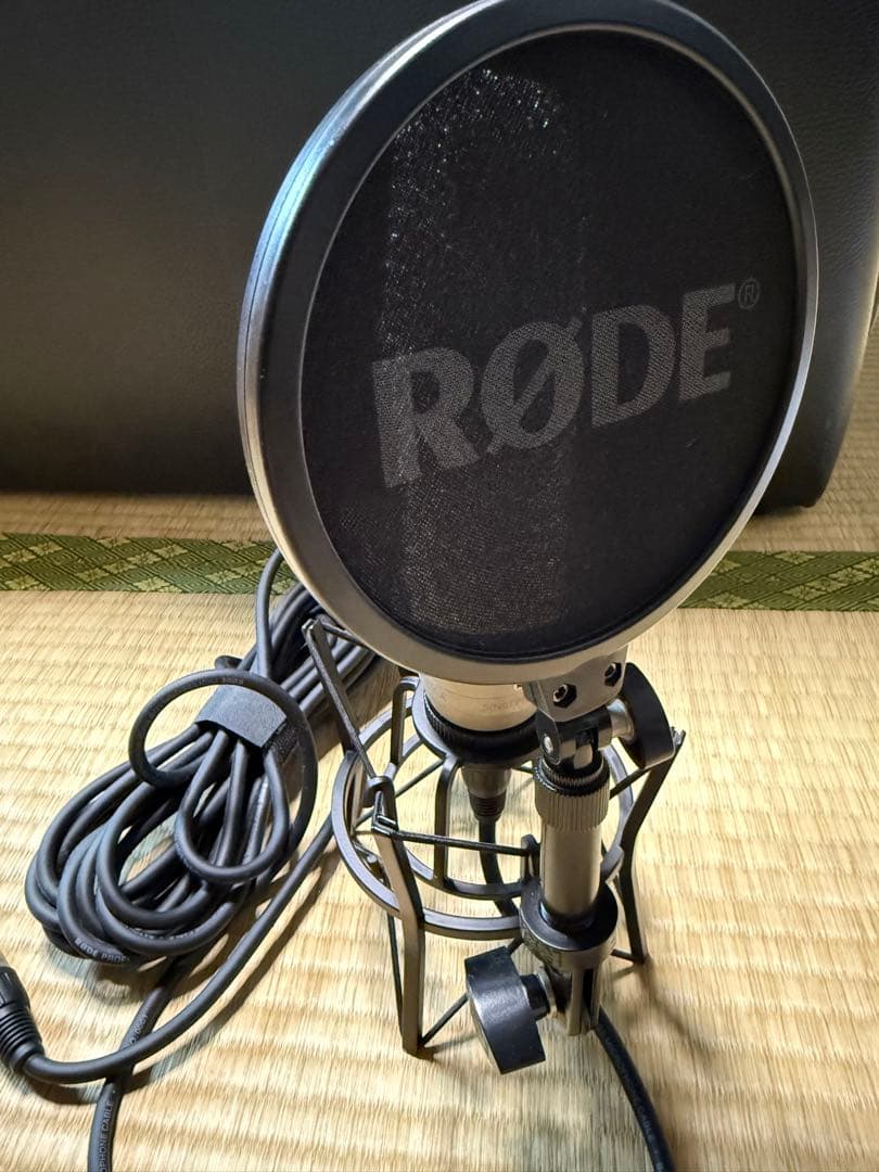Yasue☆ RØDE コンデンサーマイク ポップフィルター付き