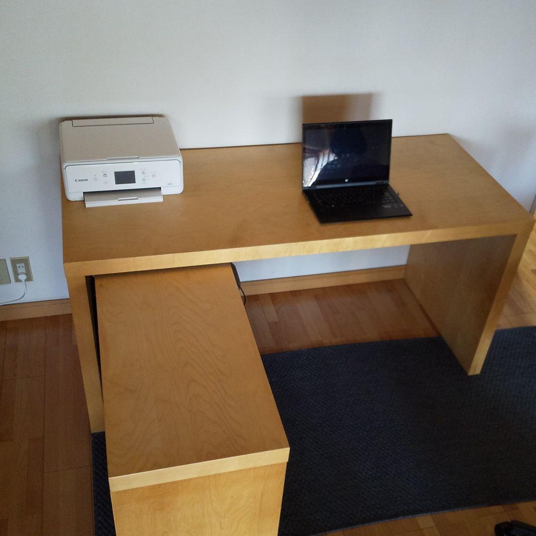 【送料込み】イケア　ヨナス　サイドテーブル付きデスク