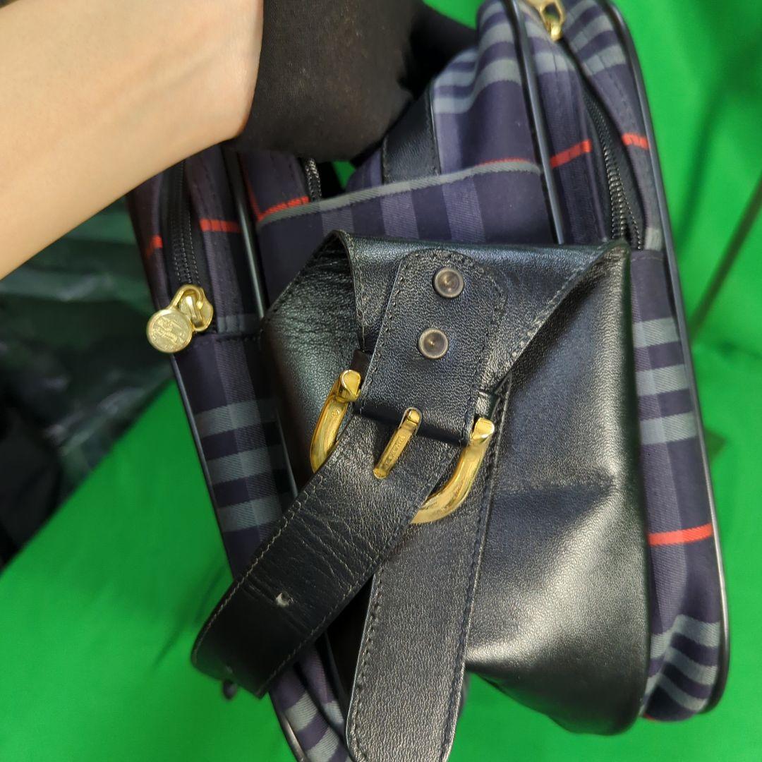 バーバリー ボストンバッグ 希少デザイン ヴィンテージ