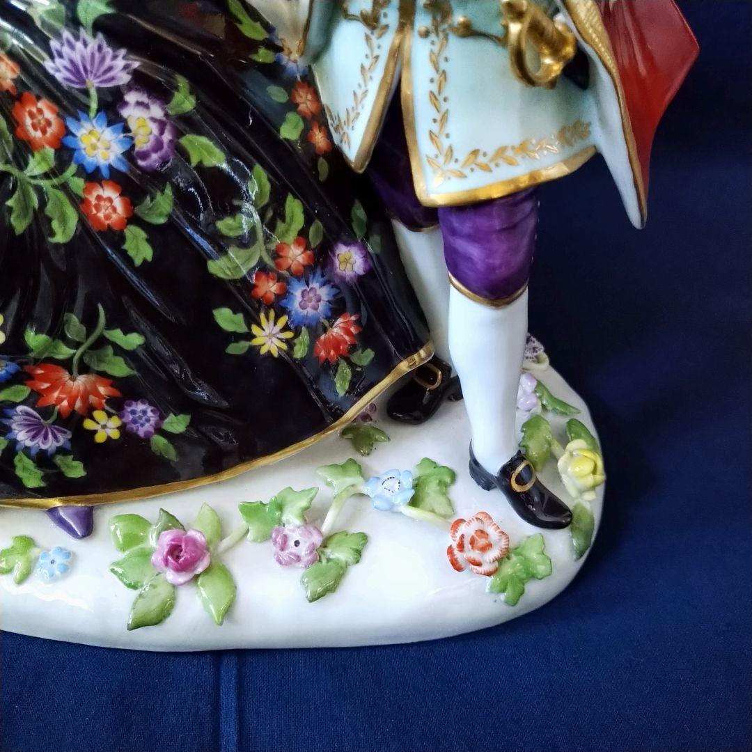 ふーさん✤Meissenフィギュリン『アウグスト三世とマリア・ヨゼファ』✤