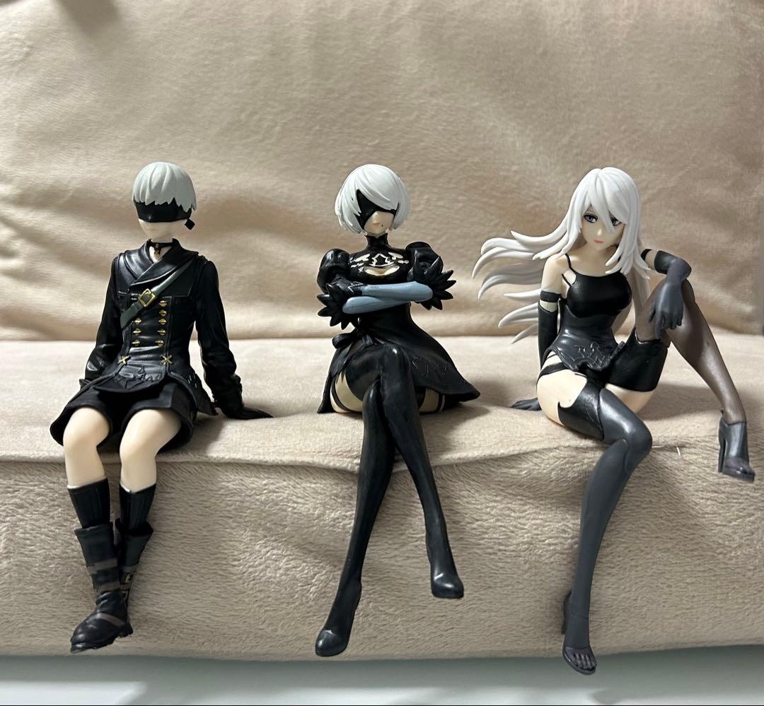 ニーアオートマタ 2B, 9S, A2 フィギュアセット - メルカリ