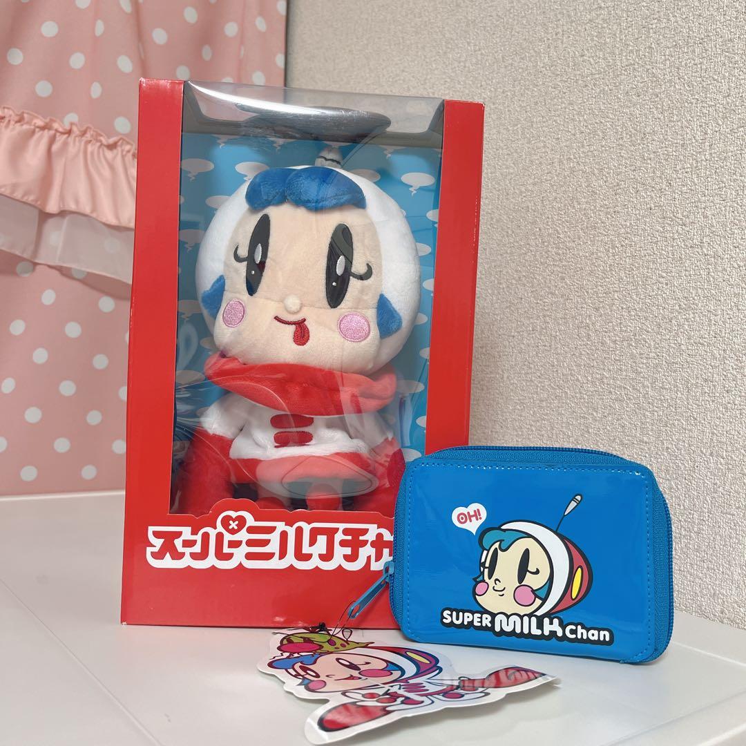 スーパーミルクチャン ぬいぐるみ 財布 セット販売 - メルカリ
