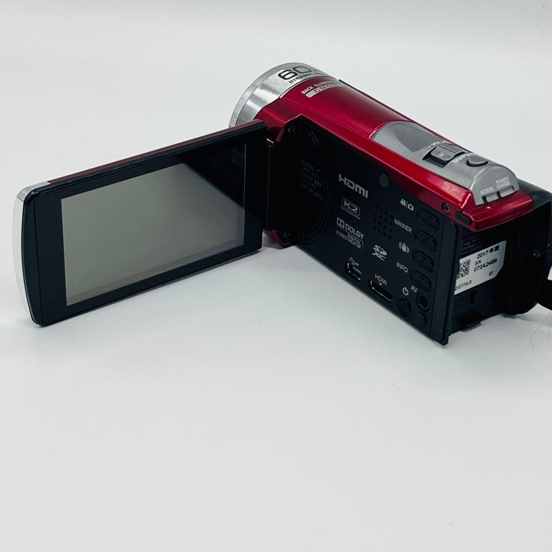 ★極美品★　GZ-E770-R JVC エブリオ ビデオカメラ レッド