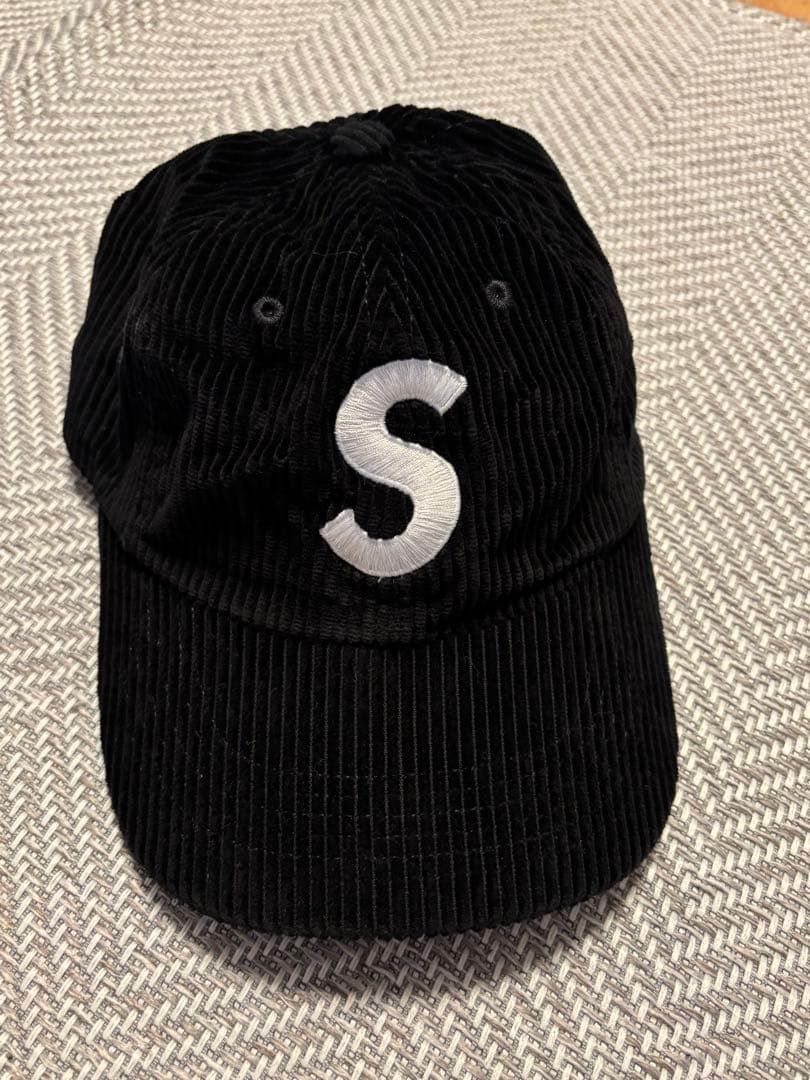 帽子 Supreme Corduroy S Logo 6-Panel \"Black\"