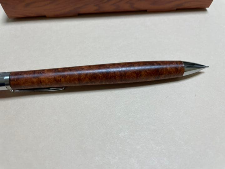 工房楔 イベント限定② 真鍮パイプ 花梨 こぶ杢 シャーペ