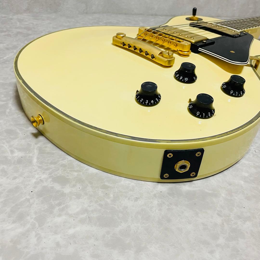 美品 Burny バーニー レスポール カスタム フェルナンデス ホワイト