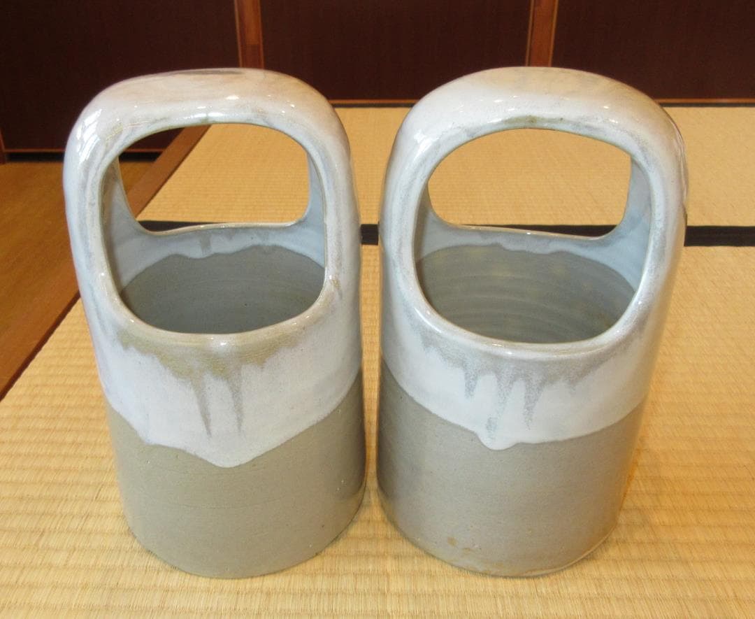 送料込【逢絢亭】茶道具 手あぶり 萩焼 一双 田原陶兵衛 送料込【逢絢亭】茶道具 手あぶり 萩焼 一双 田原陶兵衛