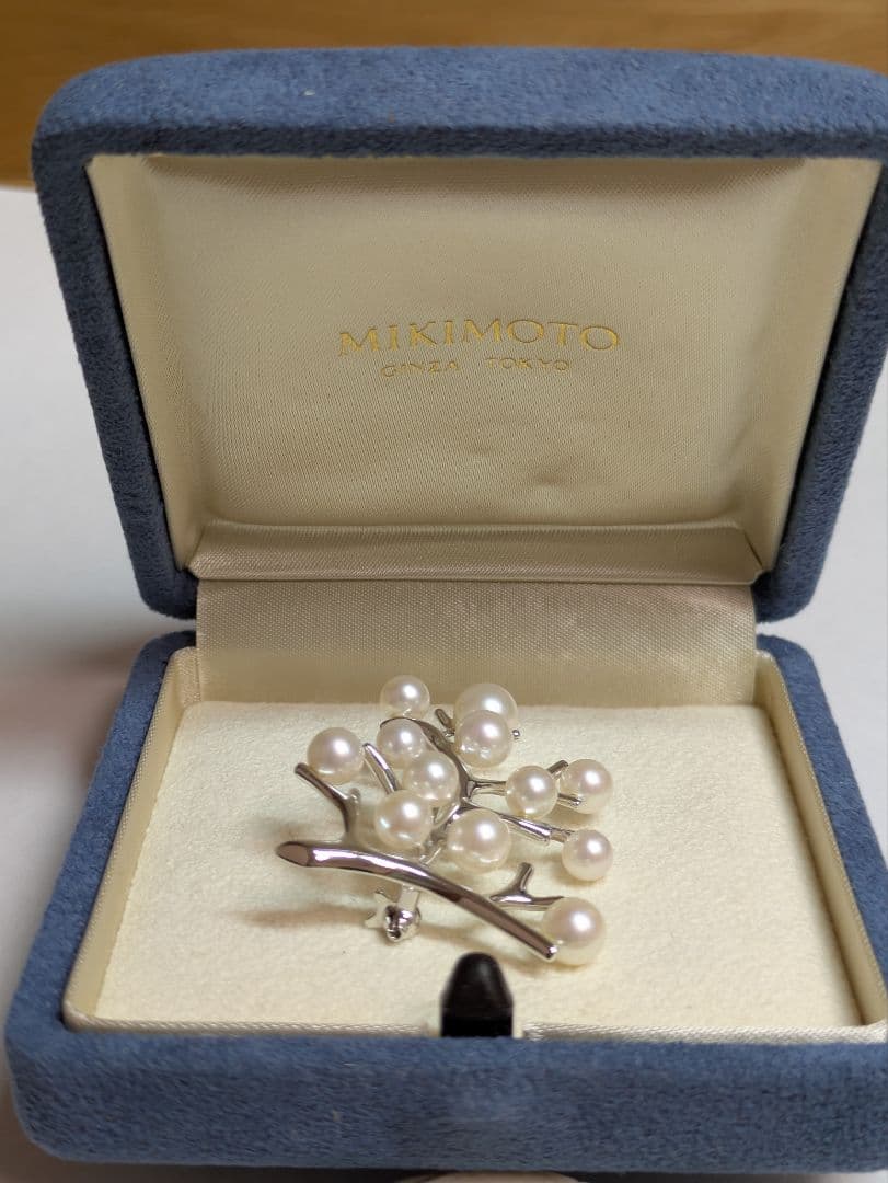 ミキモト ブローチ パール シルバー 幸福の木 - メルカリ
