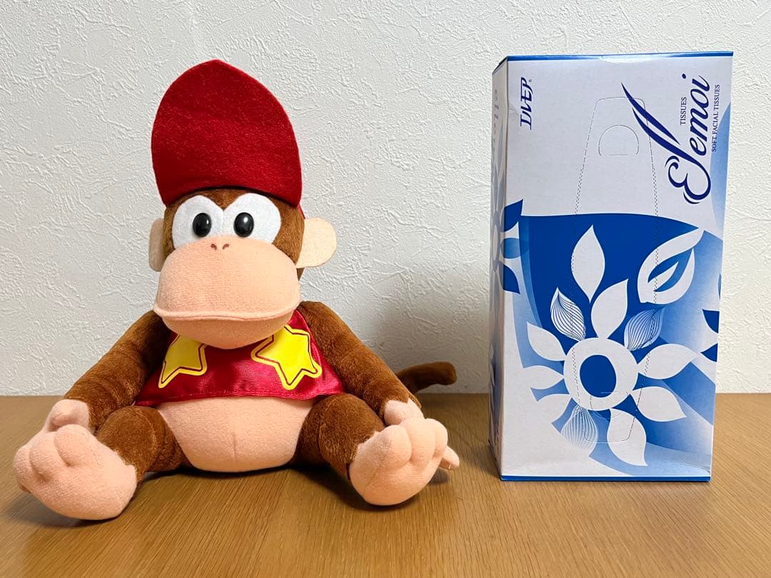 スーパードンキーコング2 ディディーコング ぬいぐるみ 美品