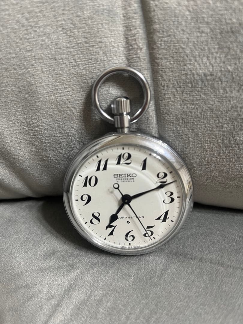 昭和47年 オンライン 鉄道 四鉄 懐中時計 SEIKO 手巻き