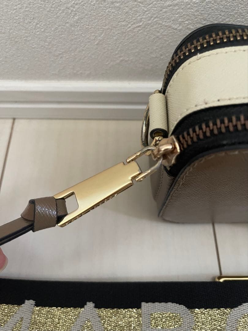 Marc Jacobs マークジェイコブス　ショルダーバッグ ブラウン/ホワイト