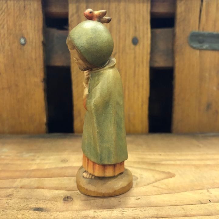 ビンテージ ANRI オンライン アンリ サラ・ケイ イタリア 木彫 人形