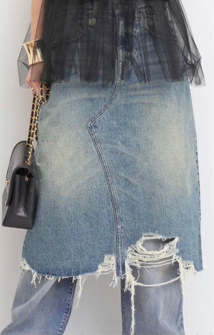 アパルトモン【R13/アールサーティーン】 デニムスカート美品