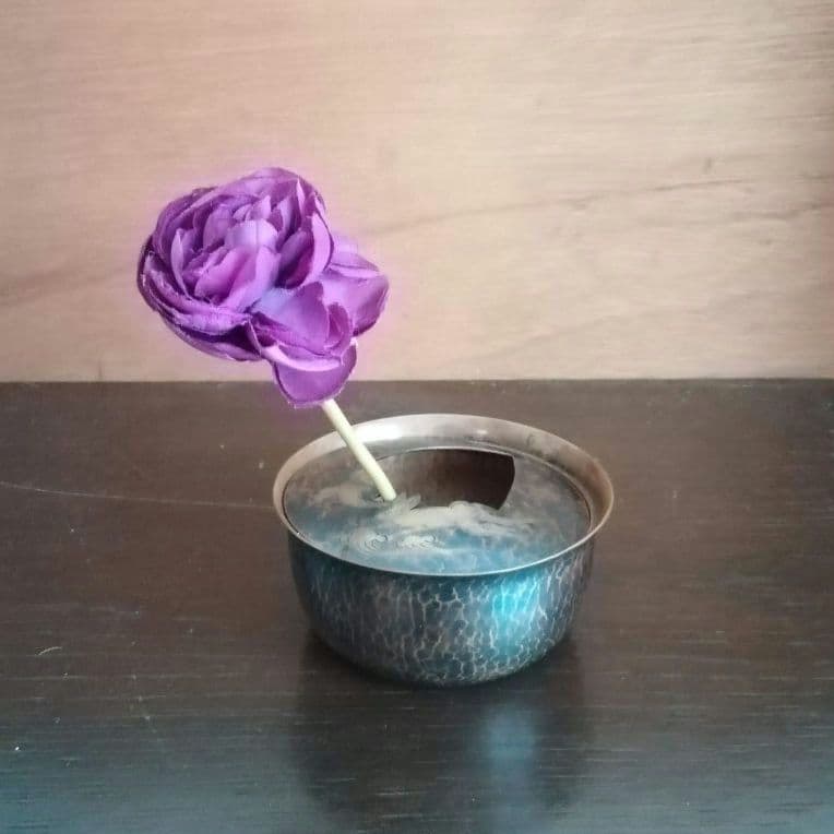 逸品　玉川堂　鎚起銅器　兎図紋　香炉　花活け　灰皿　和骨董　アンティーク