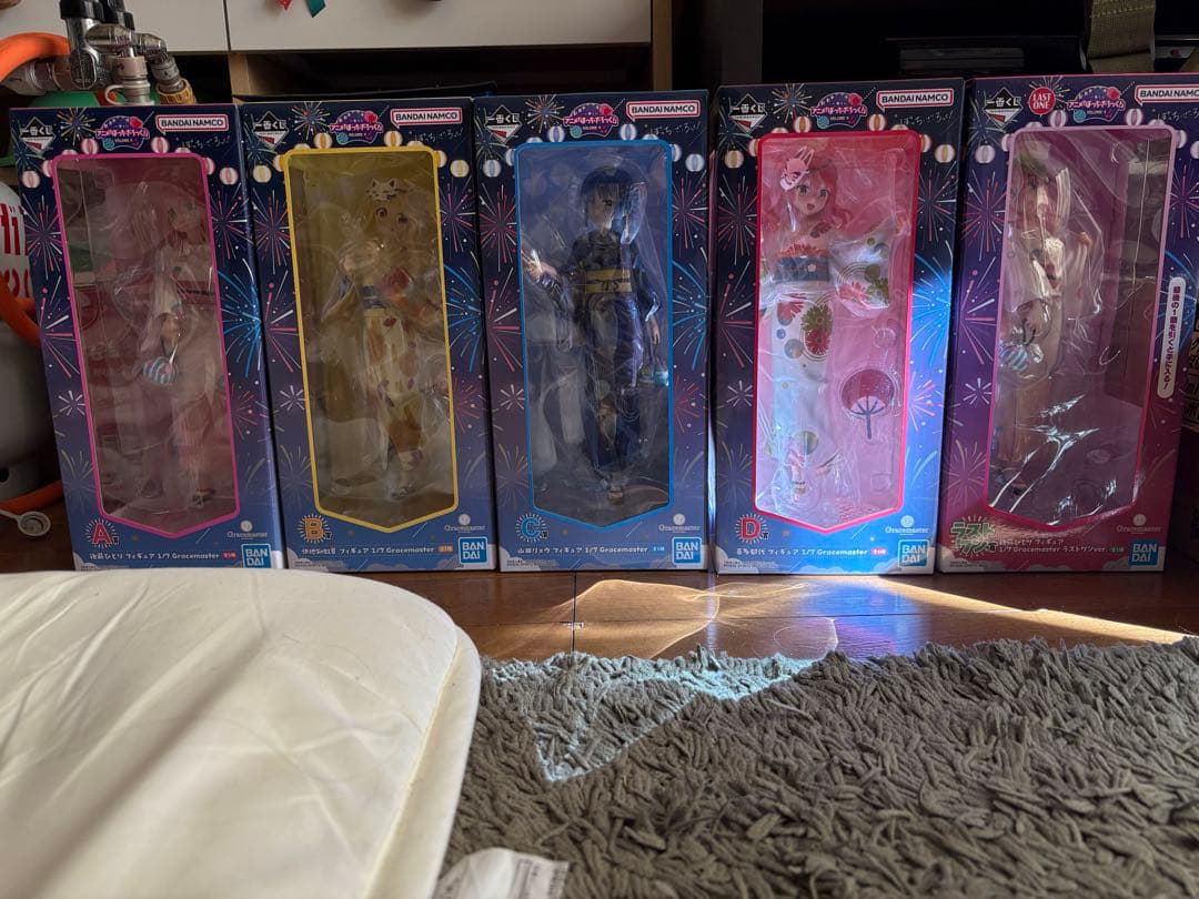 ぼっち　ザ　ロック　1番くじ！A賞からラストワンまでフィギュア5体セット C賞 D賞 ラストワン賞 F賞 下位賞 セット 一番くじ ぼっ