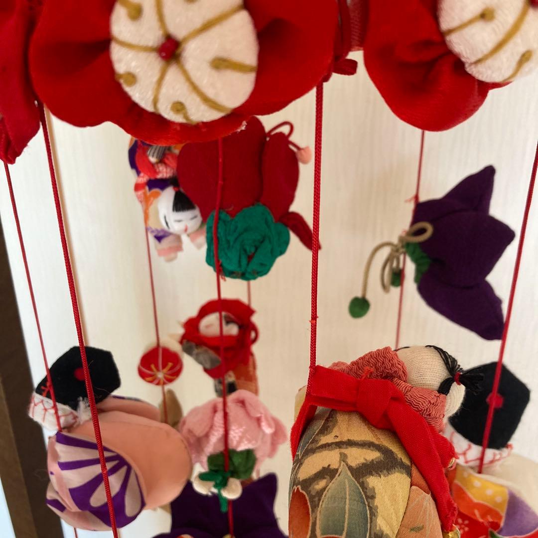 ハンドメイド⭐︎吊るし飾り⭐︎つるしびな⭐︎正絹・ちりめん♡ひな祭り