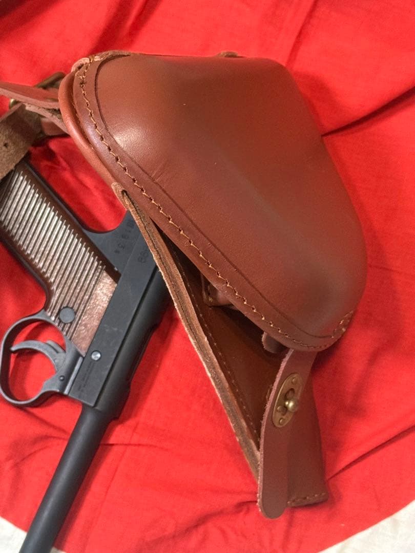 大日本帝国 南部14年式拳銃嚢 ホルスター（複製品）サバゲ 陸軍 将校 下