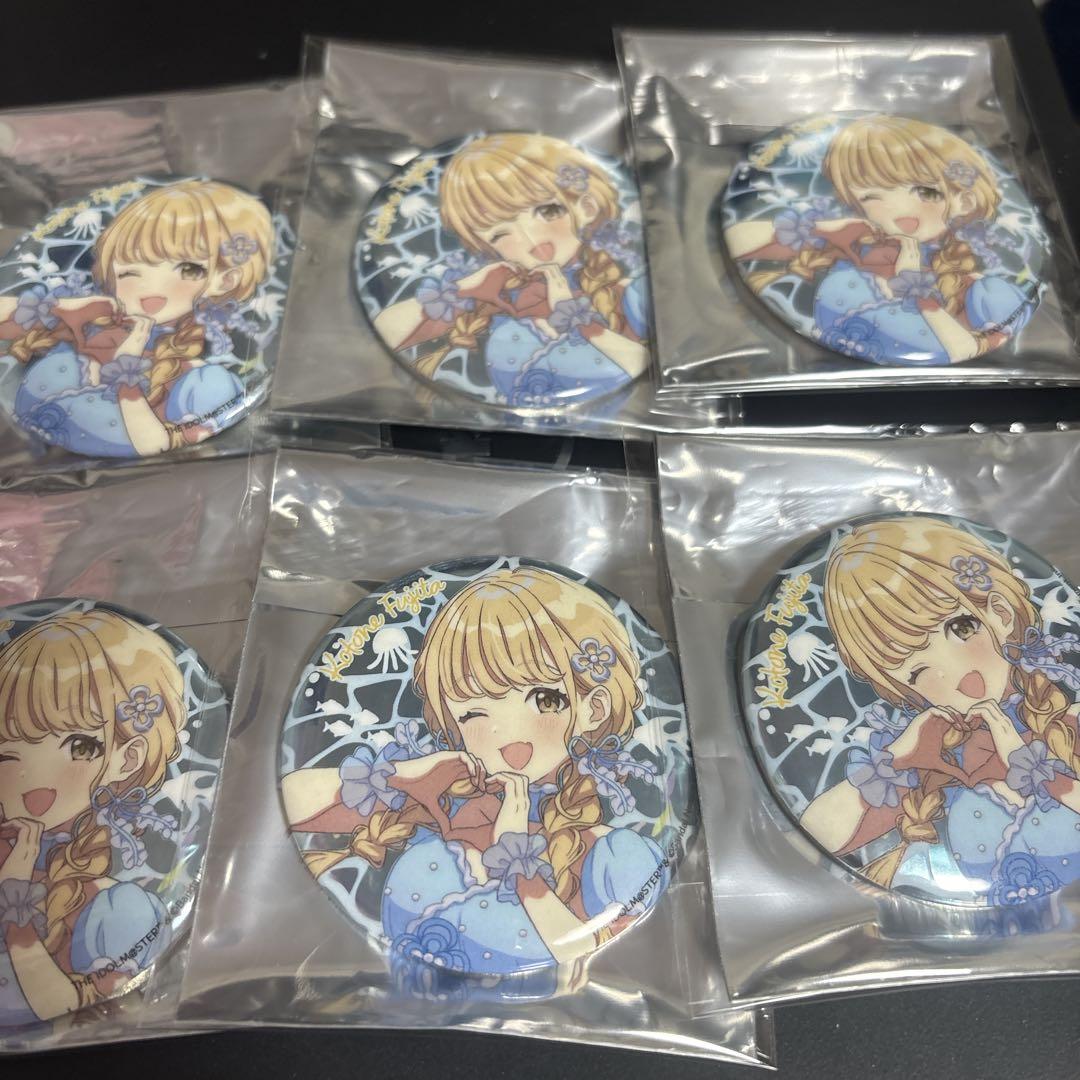 学園アイドルマスター 学マス 藤田ことね 缶バッジ 水族館