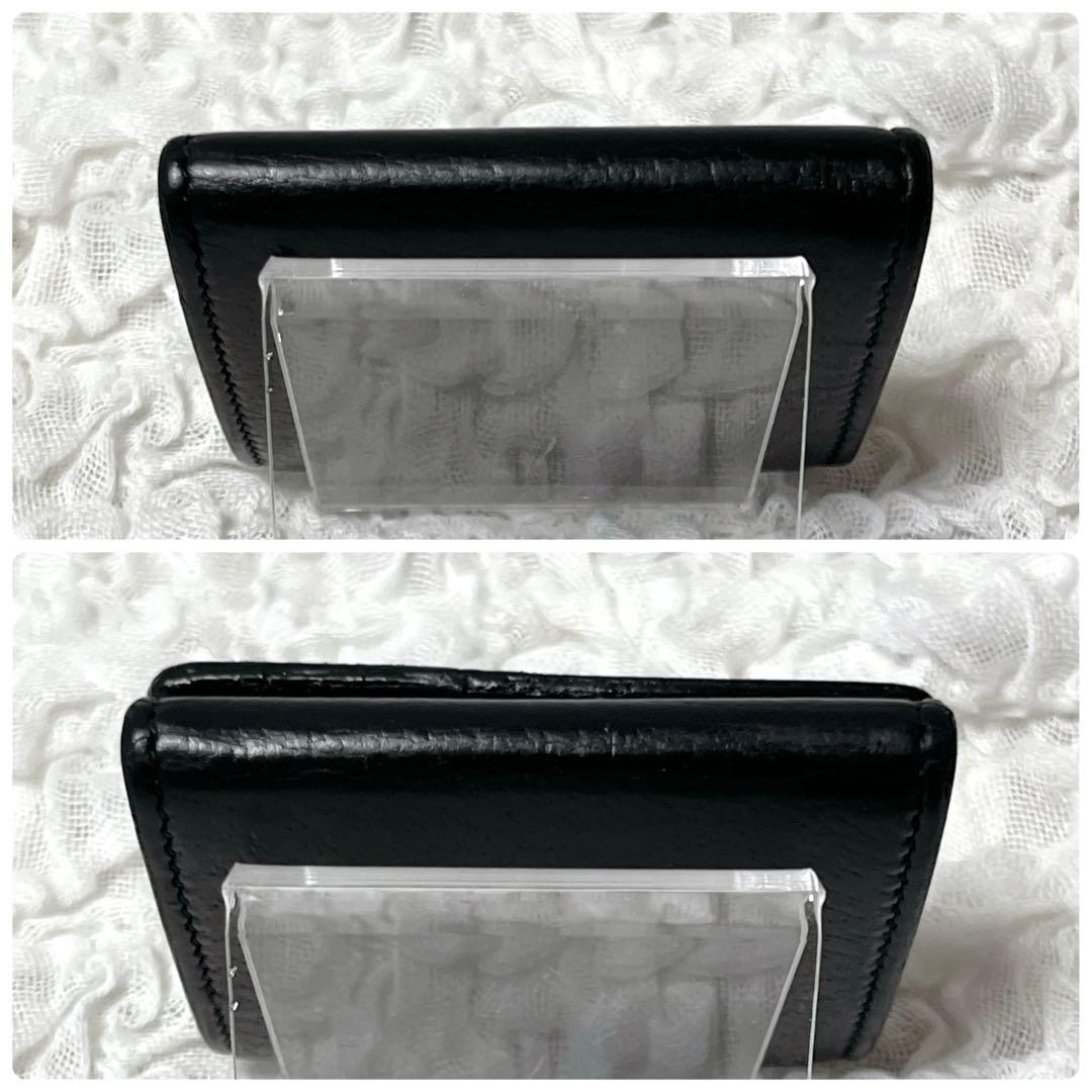 グッチ　GUCCI　GGマーモント　ケース　小銭入れ　レザー　黒　ブラック