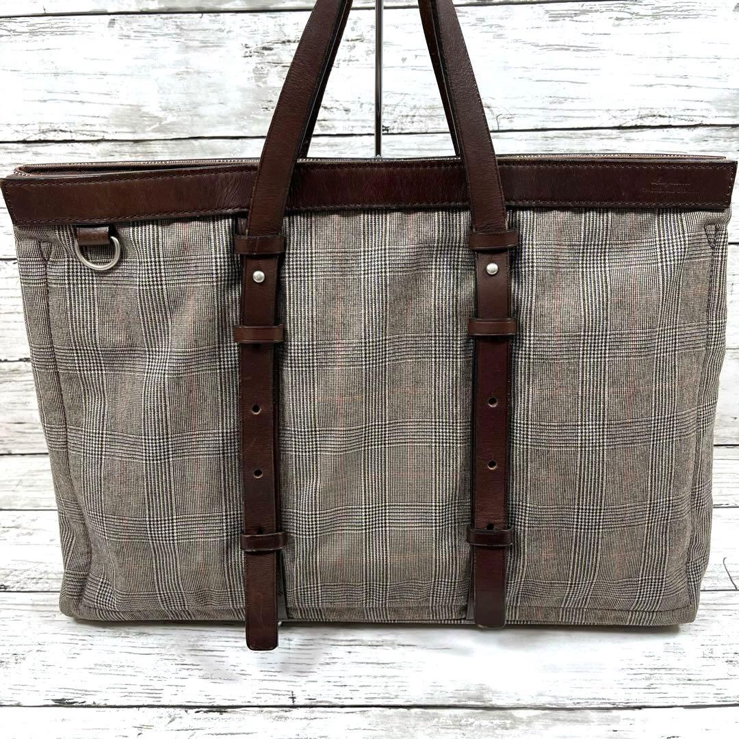 Lagasha×Loro Piana super120's ビジネストートバック