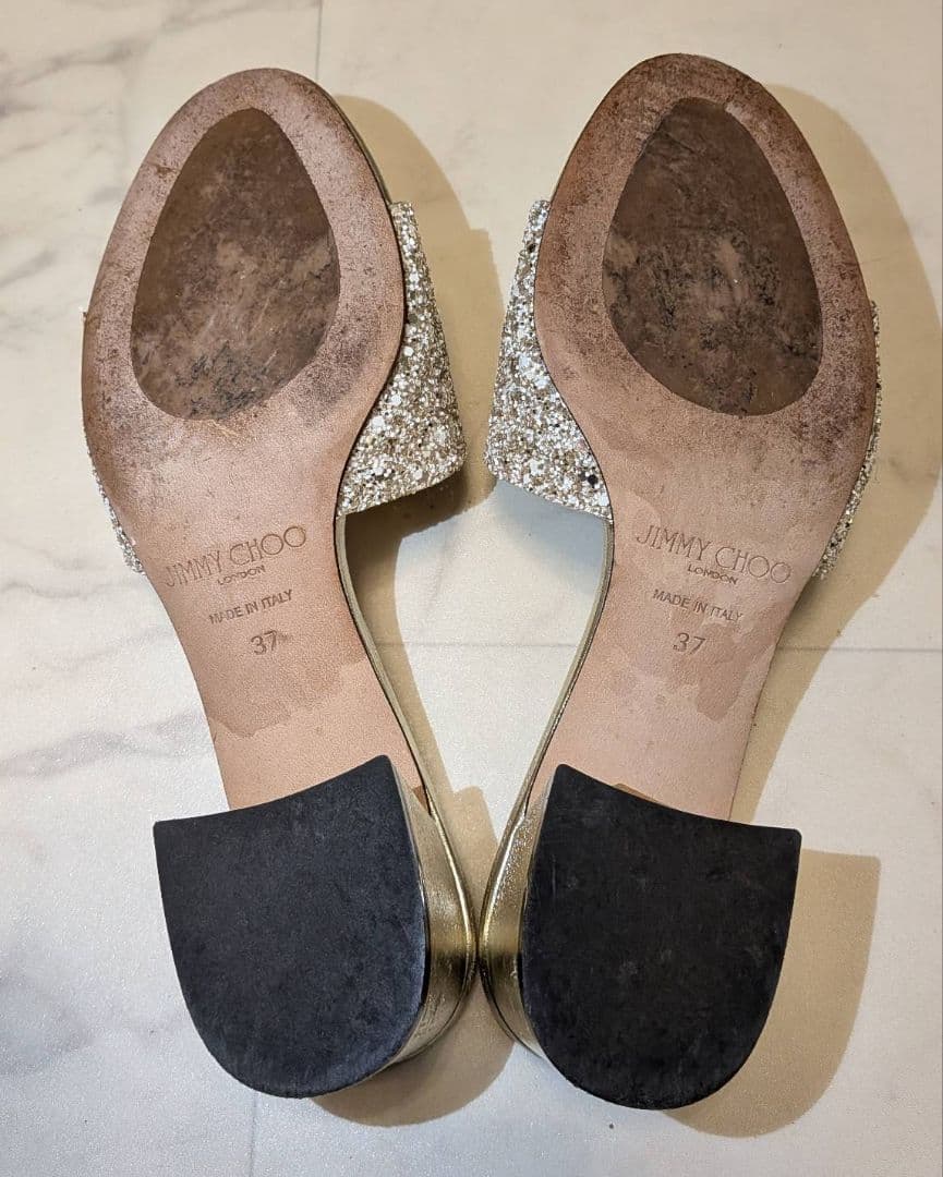 N*o様 【JIMMY CHOO】 3日間限定価格　ゴールド＆シルバーグリッター