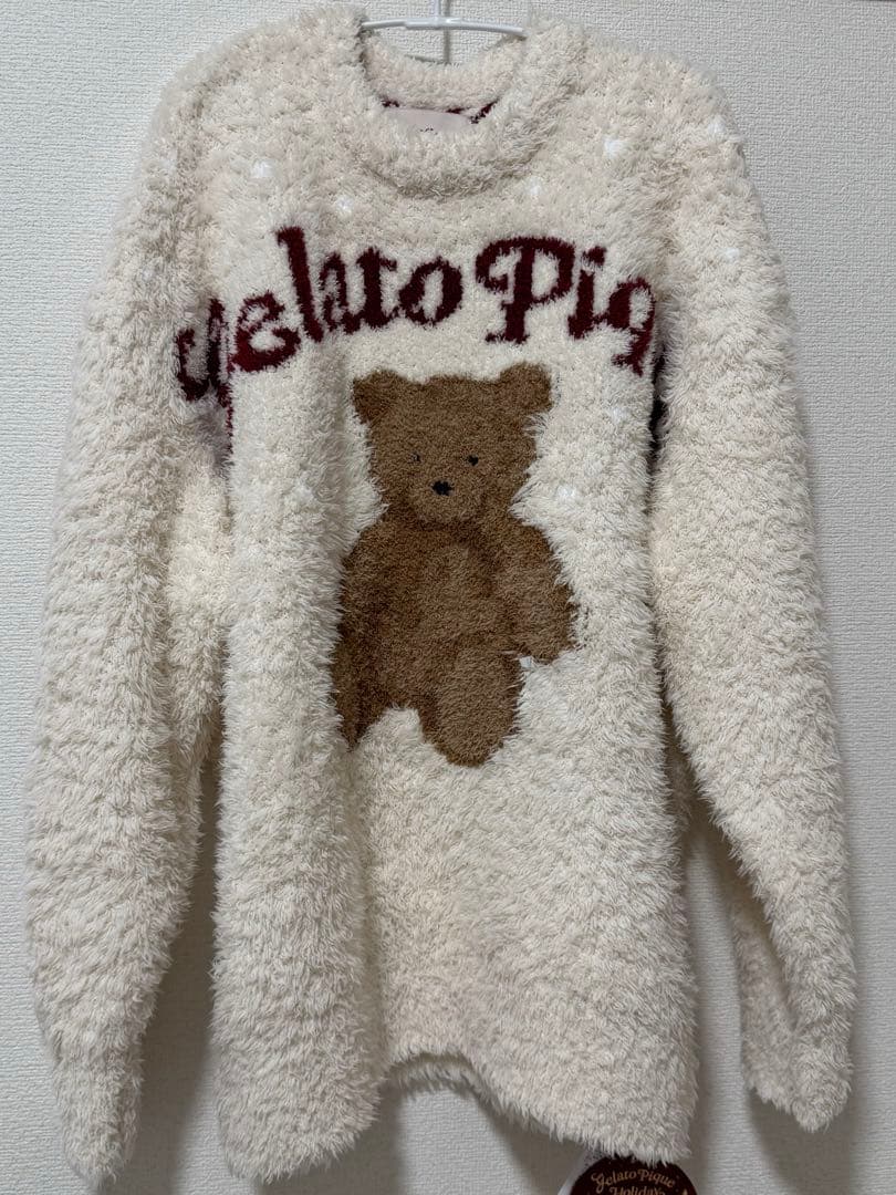 【タイムセール】ジェラートピケ スノーベア プルオーバー ジェラピケ