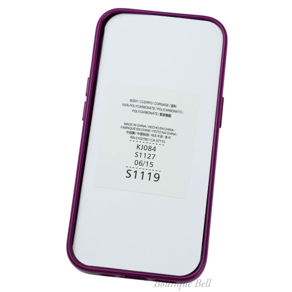 ケイトスペード】ダークラズベリー バンカーリング付 iPhone15対応ケース