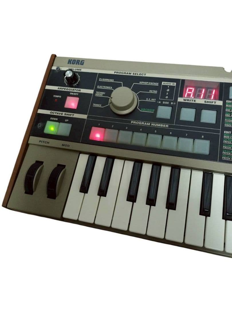115 KORG MicroKORG アナログシンセサイザー 37鍵 - 鍵盤楽器ベストセラー