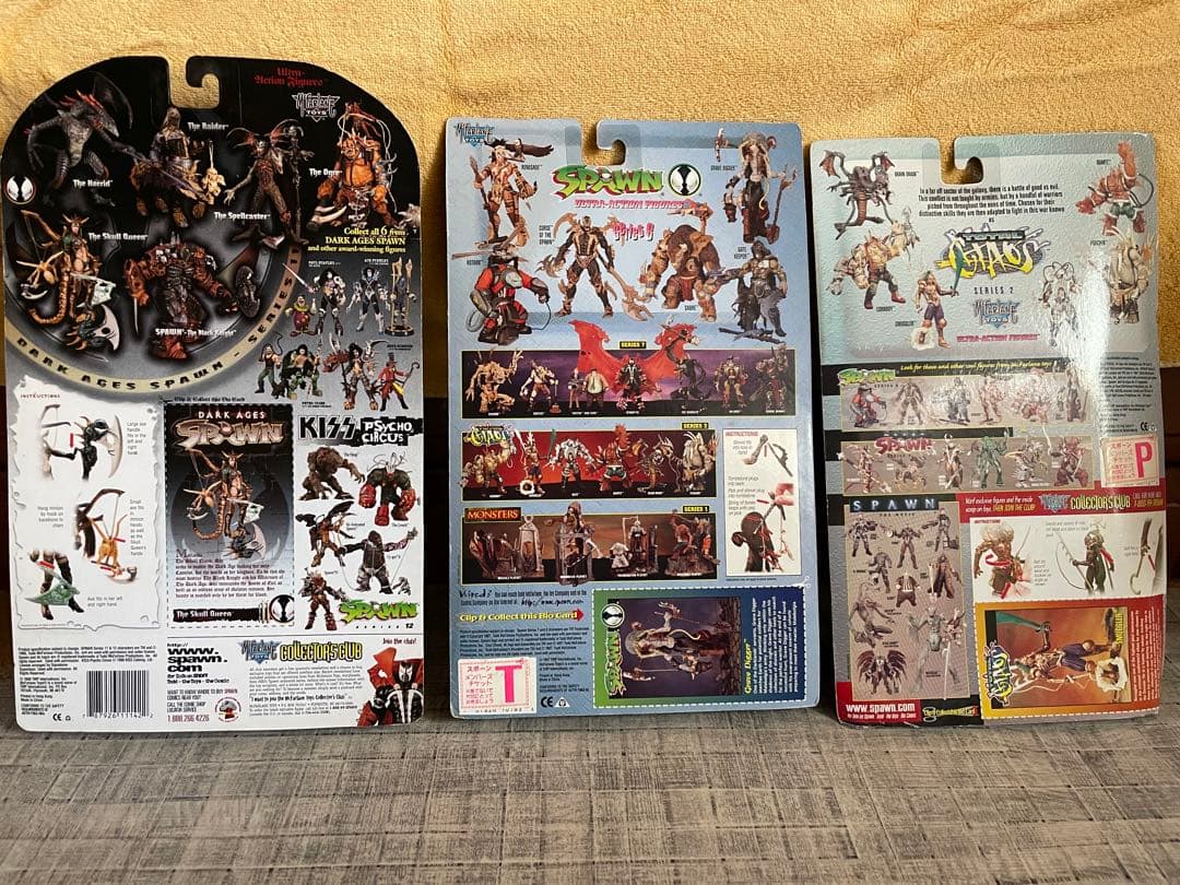 Spawn Dark Ages Chaos フィギュア3個セット