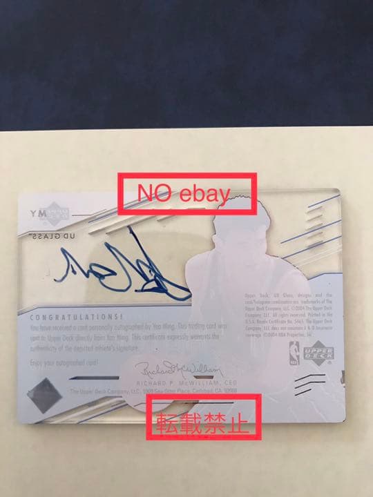 UD GLASS Yao Ming auto