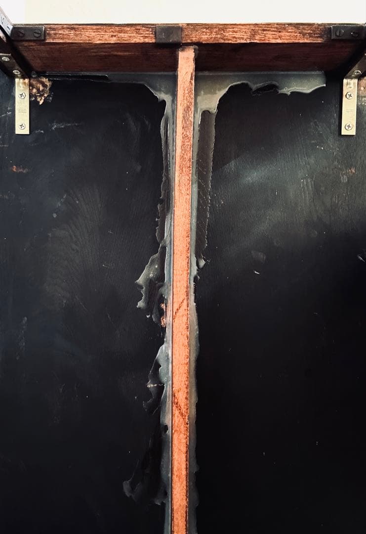 1940年代 フランスアンティーク古木ダイニングテーブル/木製机/作業台/デスク