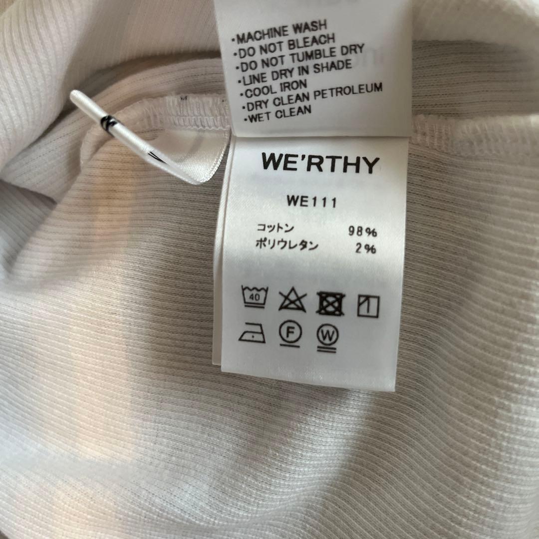 白黒2枚セットwerthy ASYMMETRY TANK(Cup in)