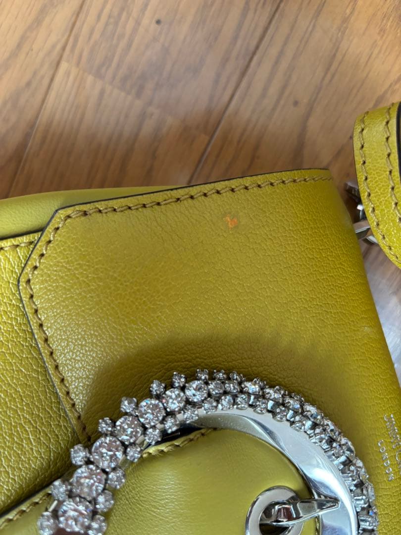 JIMMY CHOO イエローショルダーバッグ