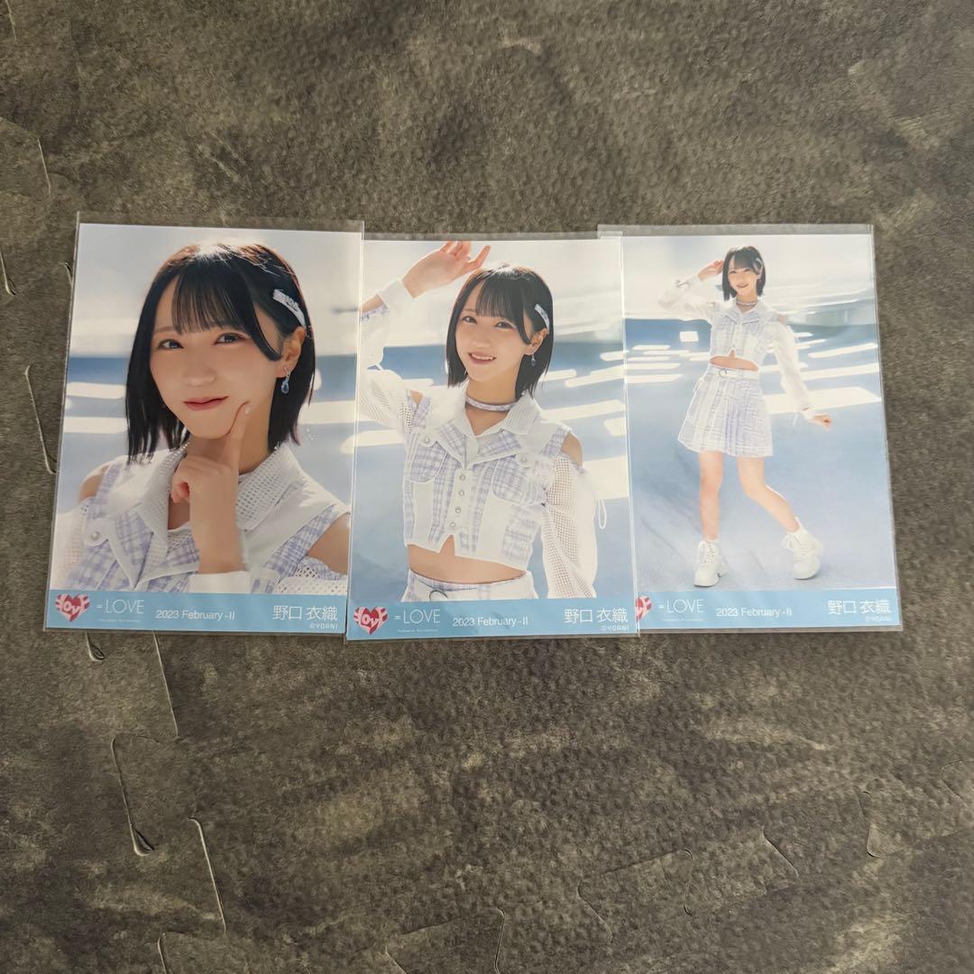イコラブ 野口衣織 生写真セット この空がトリガー コンプ - メルカリ