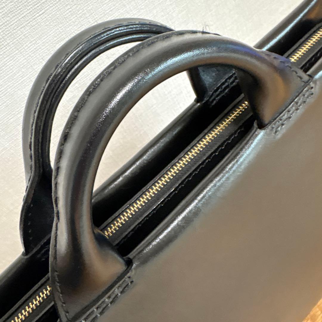 【HERZ】あおりポケット　二本手　ビジネスバッグ　S（BW-104）